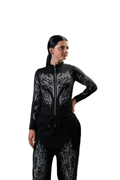 The Nightpulse Compression Zip-Up Hoodie