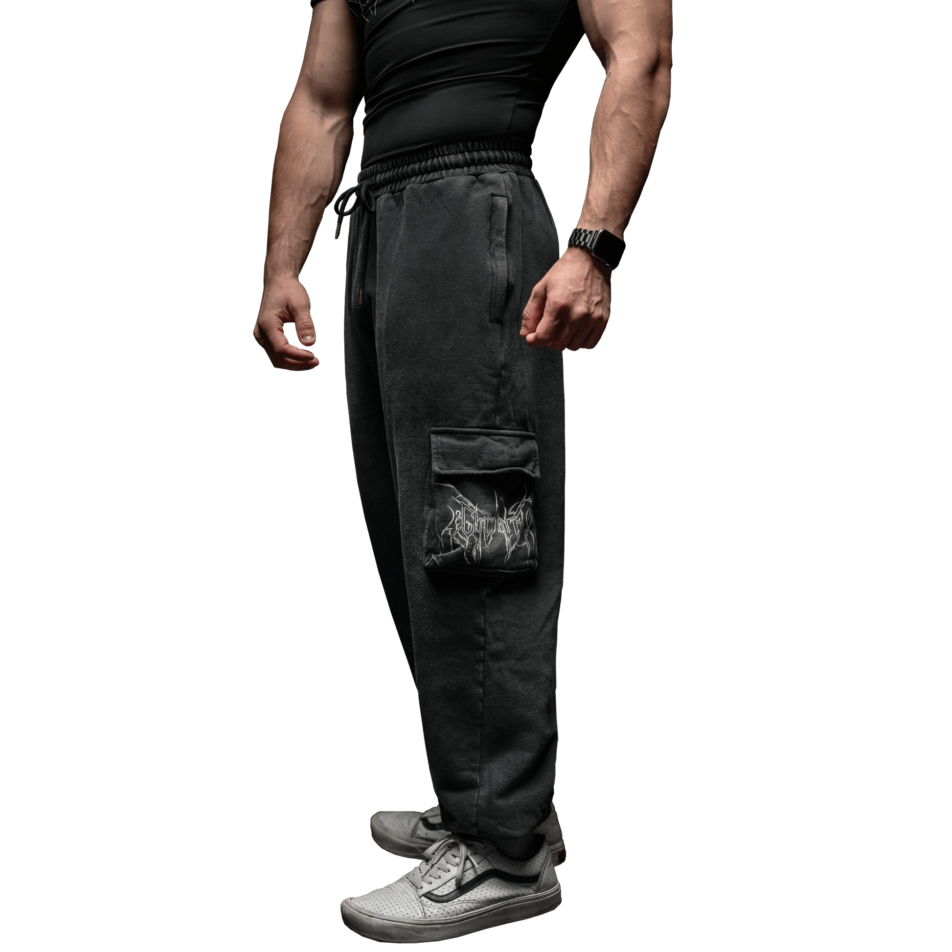 The Dusk Reaver Luxury Cargo Pants - Gym Dark - 