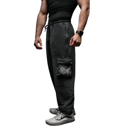 The Dusk Reaver Luxury Cargo Pants - Gym Dark - 