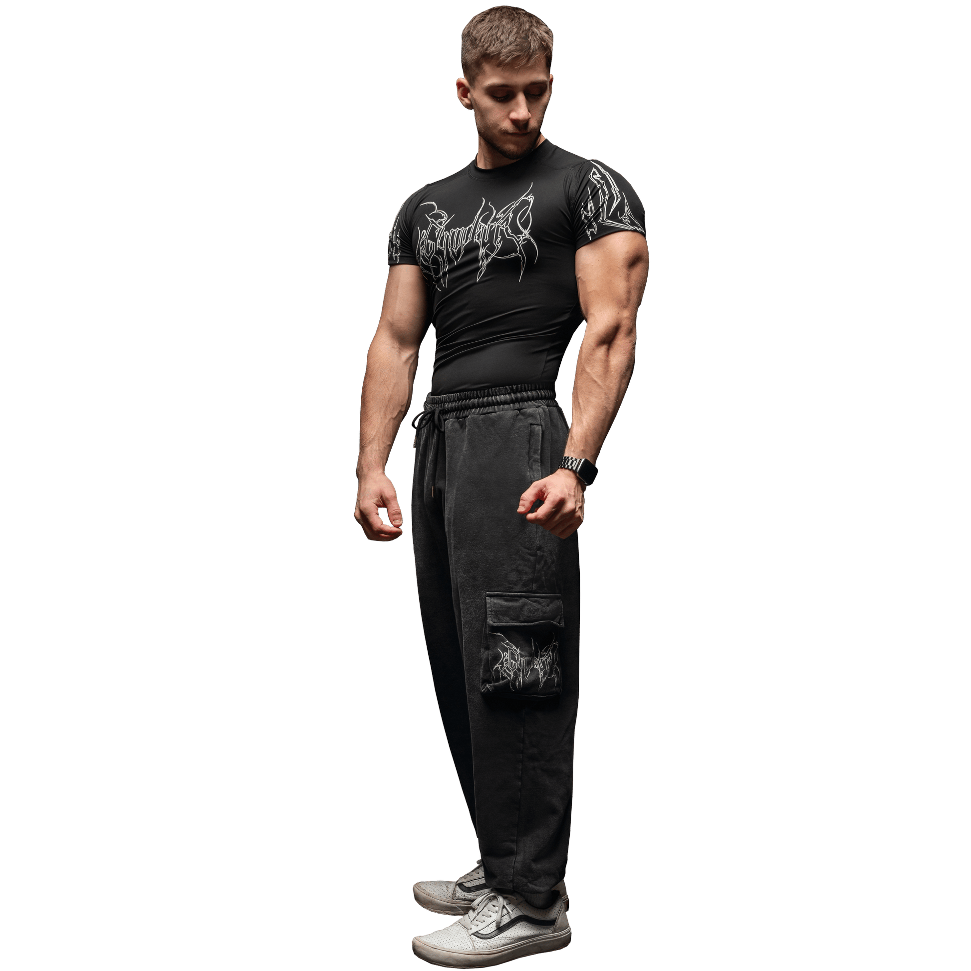 The Dusk Reaver Luxury Cargo Pants - Gym Dark - 